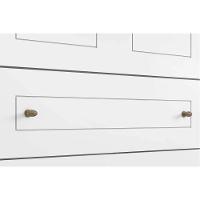 Guarda Roupa Solteiro 4 Portas e 4 Gavetas Americano Branco - Henn - 4