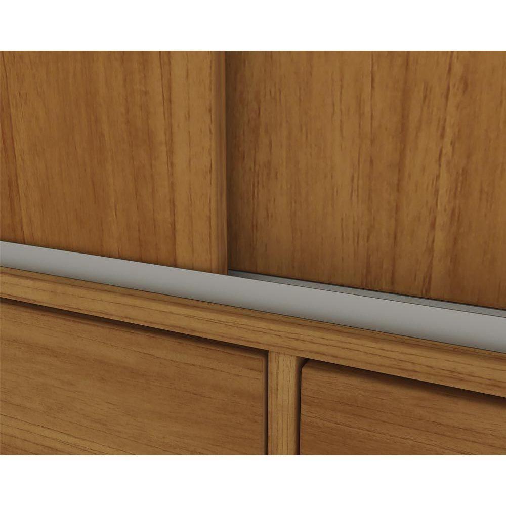 Guarda Roupa Casal Chicago c/ 3 Portas de Correr e 9 Gavetas Branco/Neve - Tcil Móveis - 6