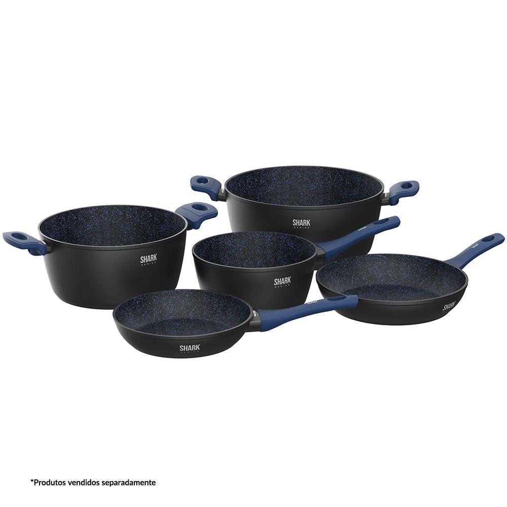 Panela Polishop Ichef Home Sauté Grand Shark Series Azul 24cm | Azul - 2