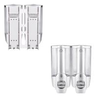 Dispenser Duplo Shampoo Alcool Gel Sabonete Liquido - 3