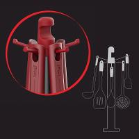 Suporte Para Utensílios De Silicone Ichef Polishop - Red |red Ichef - 2