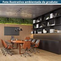 Cadeira Giratória Kopenhagen Bergen Lisboa Fratini Em Madeira Revestida Em Pu Preto Base Rodízio - 2