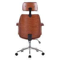 Cadeira Giratória Kopenhagen Bergen Lisboa Fratini Emmadeira Revestida Em Pu Branco Base Rodízio - 6