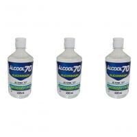 6 álcool 70 Glicerinado Antisséptico 500ml Com Dosador Tnt - 2