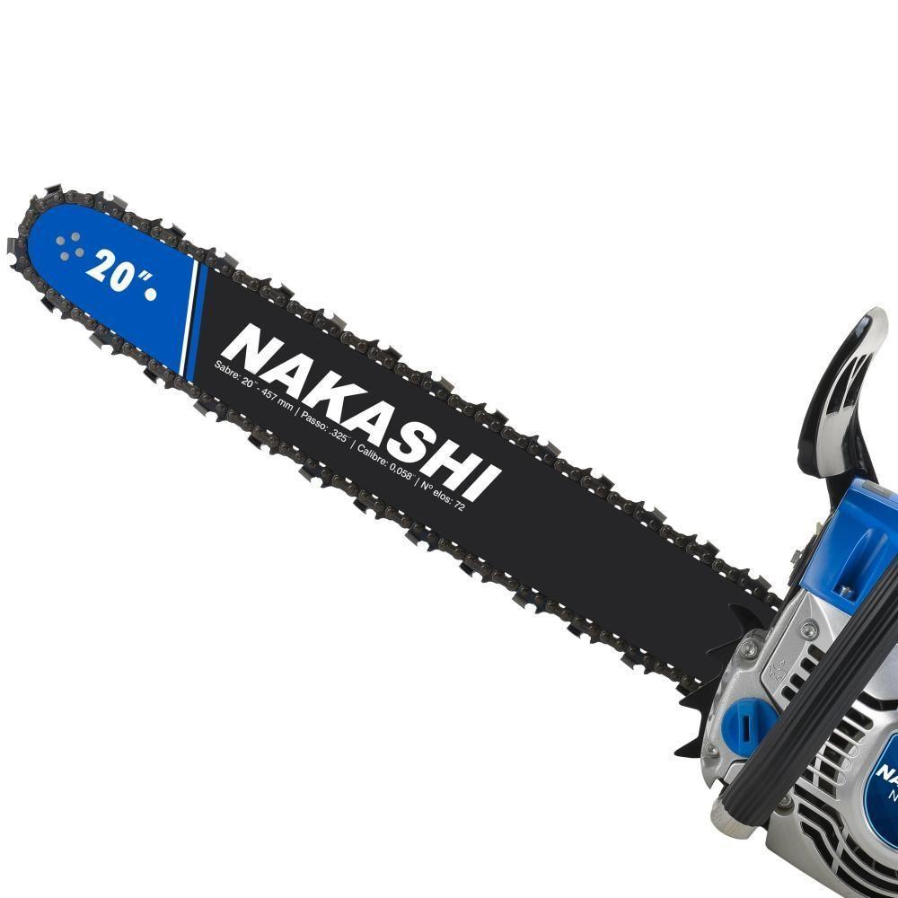 Motosserra À Gasolina Nakashi Ncs-550 54,6Cc 2T Robusto - 5
