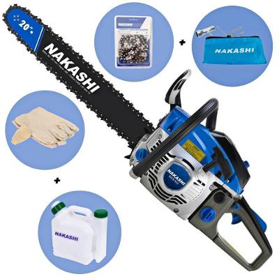 Motosserra Profissional Nakashi Ncs-550 2T 54,6Cc À Gasolina