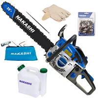 Motosserra Profissional Nakashi Ncs 550 54,6Cc 2T À Gasolina - 1