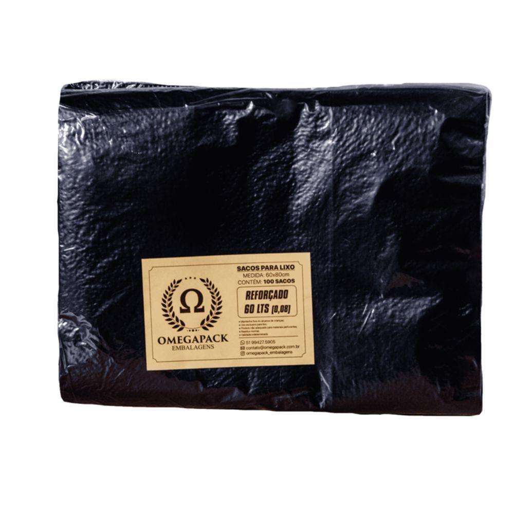 Saco De Lixo 60 Litros - 100 Unidades - 1