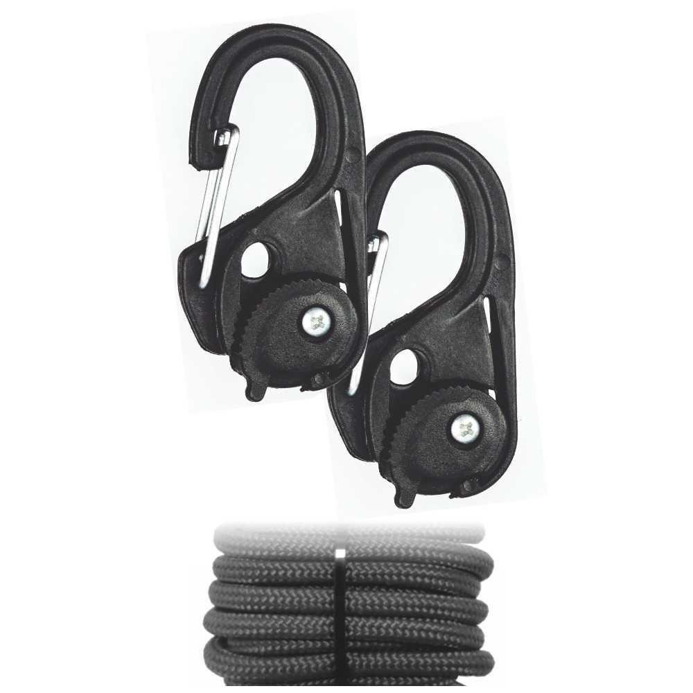 Gancho Tensor X2 Duplo Com Corda - 2