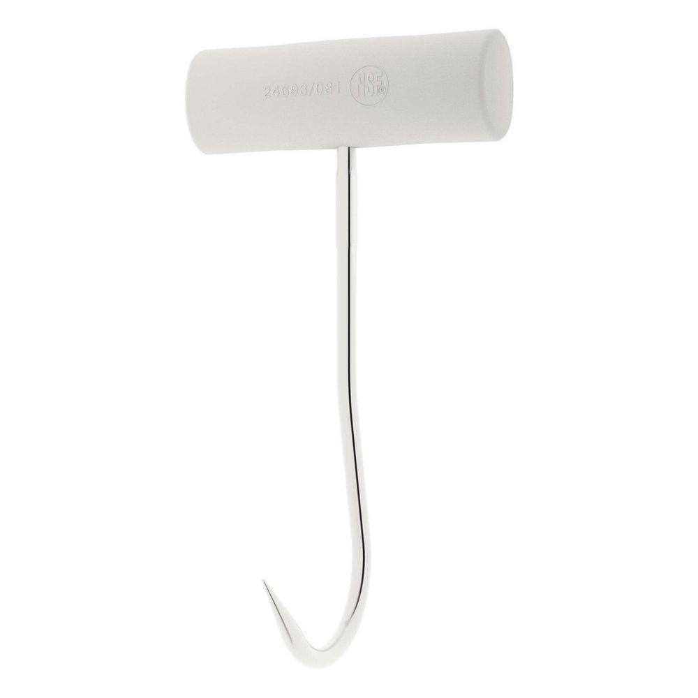 Gancho Central Profissional Master Em Aço Inox Com Cabo Em Polipropileno Branco - 1