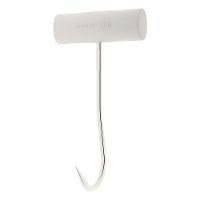 Gancho Central Profissional Master Em Aço Inox Com Cabo Em Polipropileno Branco - 1