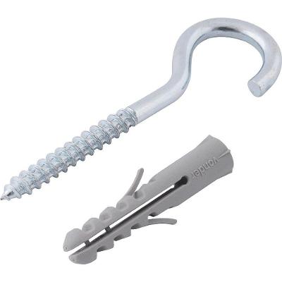 Gancho 4,8X70Mm Bucha De Nylon 10Mm G-10 6pçs
