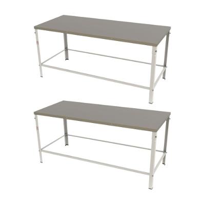 Kit - 2 Mesa Panificadora Desmontável 800x870x1900 Mbr-018 - Braesi