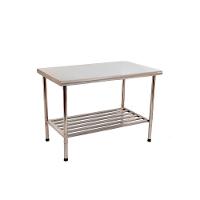 Mesa Bancada 1,50l X 0,70p X 0,90a Total Inox 430 Desmontável Multiuso - Imeca - 1