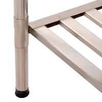 Mesa Bancada 1,50l X 0,70p X 0,90a Total Inox 430 Desmontável Multiuso - Imeca - 2