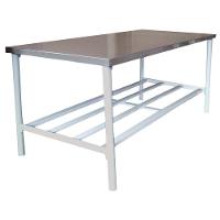 Bancada De Apoio Tampo Inox 1,40m X 0,60m Ba 1400/600 - Metalcubas - 1