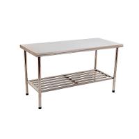 Mesa Bancada Apoio 1,90l X 0,70p X 0,90a Total Inox 430 Desmontável Multiuso - Imeca - 1