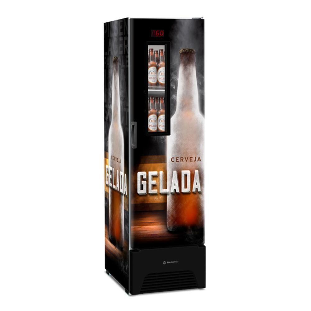 Cervejeira Expositor Vertical Porta Sólida 287 Litros Vn28fp Optima Adesivada 220v - Metalfrio 220v - 3