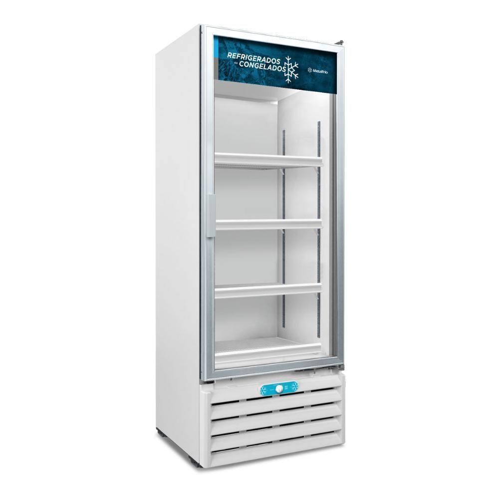 Freezer Conservador Vertical 127v Dupla Ação Porta De Vidro 490 Litros Vf55al - Metalfrio 127v - 5