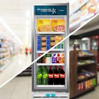 Freezer Conservador Vertical 127v Dupla Ação Porta De Vidro 490 Litros Vf55al - Metalfrio 127v - 10