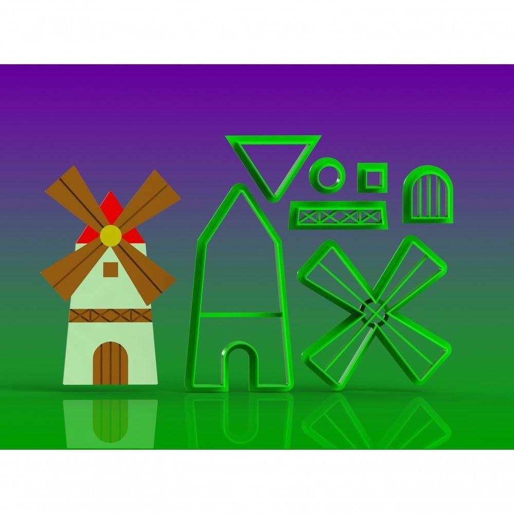 Cortador Moinho Fazendinha Modular Tamanho 8 Cm - 1