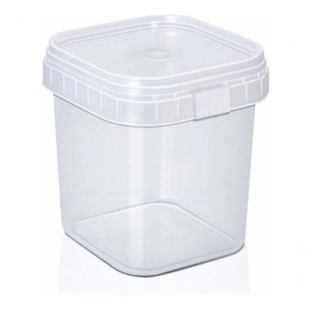 Bolo No Pote Quadrado 220Ml C/100 Unidades Plast. - 1