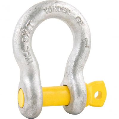 Manilha P/ Cabo De Aço 5/8" Curva Pesado Galv Vonder Plus