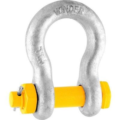 Manilha Para Cabo De Aço 3/4 Curva Pesado Galvanizado Com P