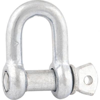 Manilha P/ Cabo Aço 3/16" Reta Leve Galv C/ 2 Pç Cart Vonder