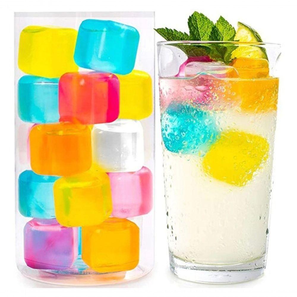 Kit 20 Cubos De Gelo Artificial Reutilizável - 1