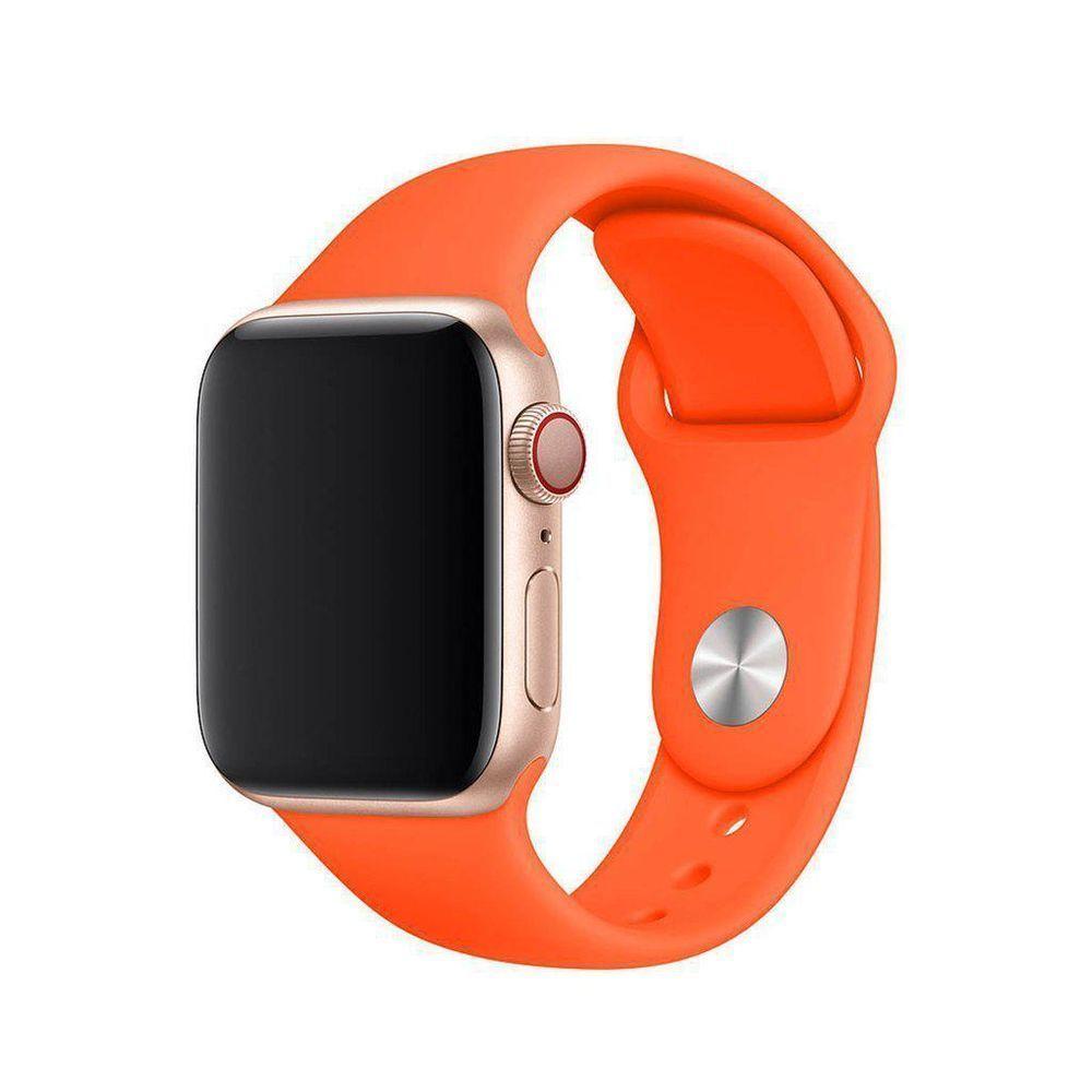 Pulseira Laranja Para Apple Watch, Iwo, W26 Sm 42Mm - 1