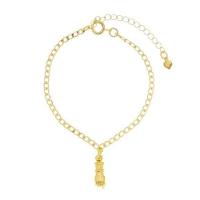 Pulseira Infantil com Pingente de Figa Banhado a Ouro - 1