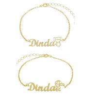 Pulseira Madrinha Dinda Banhada A Ouro 18k - 2