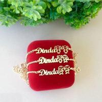 Pulseira Madrinha Dinda Banhada A Ouro 18k - 3