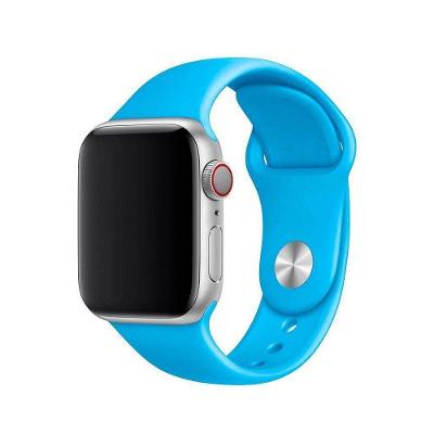 Pulseira Azul Piscina Para Apple Watch, Iwo, W26 Sm 42Mm