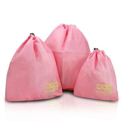 Kit Organizador De Malas Para Viagem Com 3 Peças Jacki Design Rosa