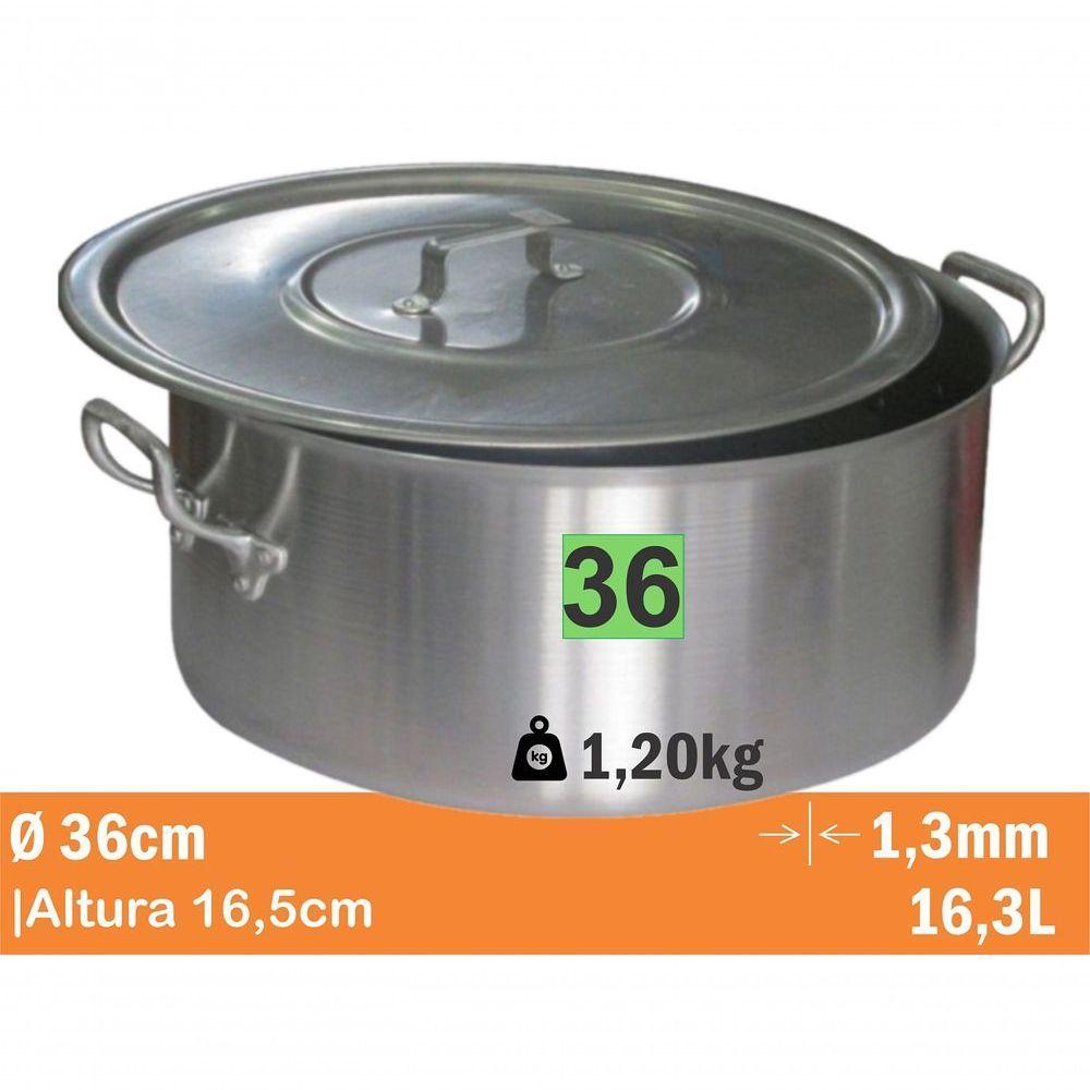 Cacarola Standard Nr 36 16,3L Real 9136 - 1