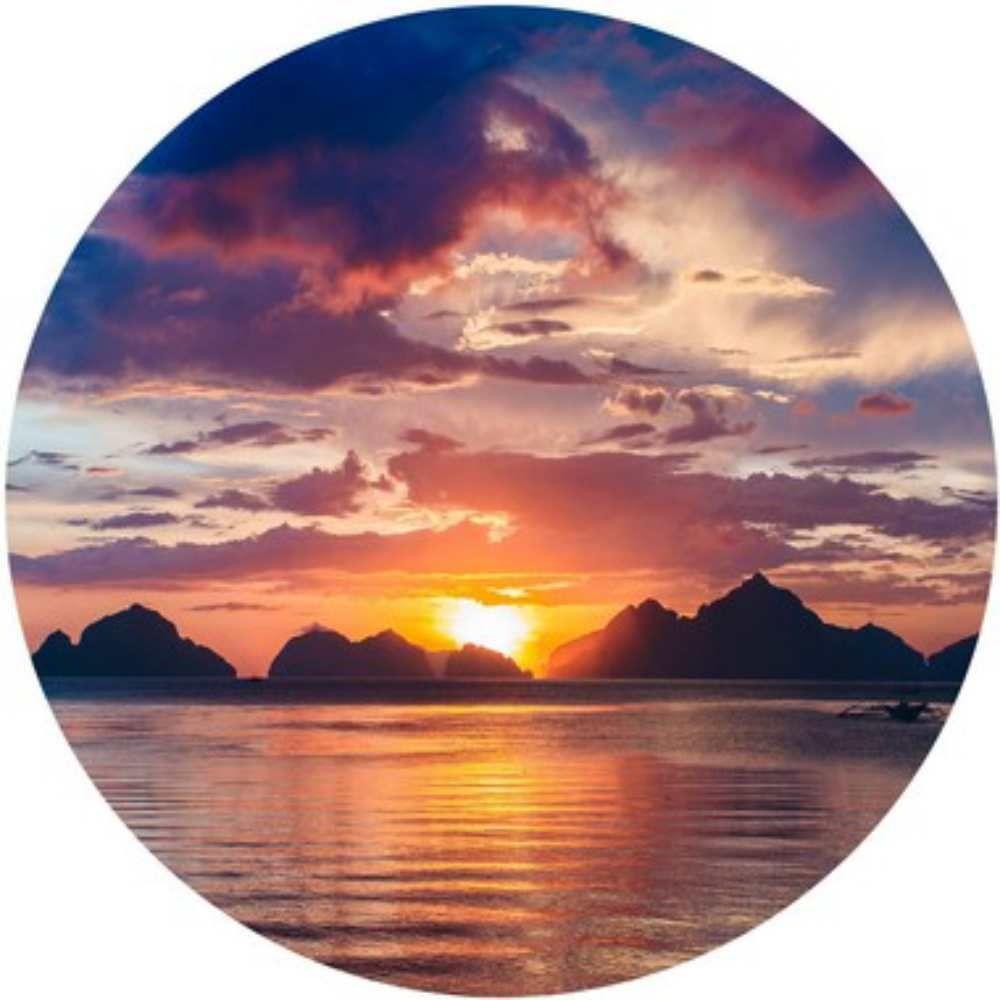 Capa para Estepe Ecosport Crossfox por do Sol Cn995 Lorben - 1