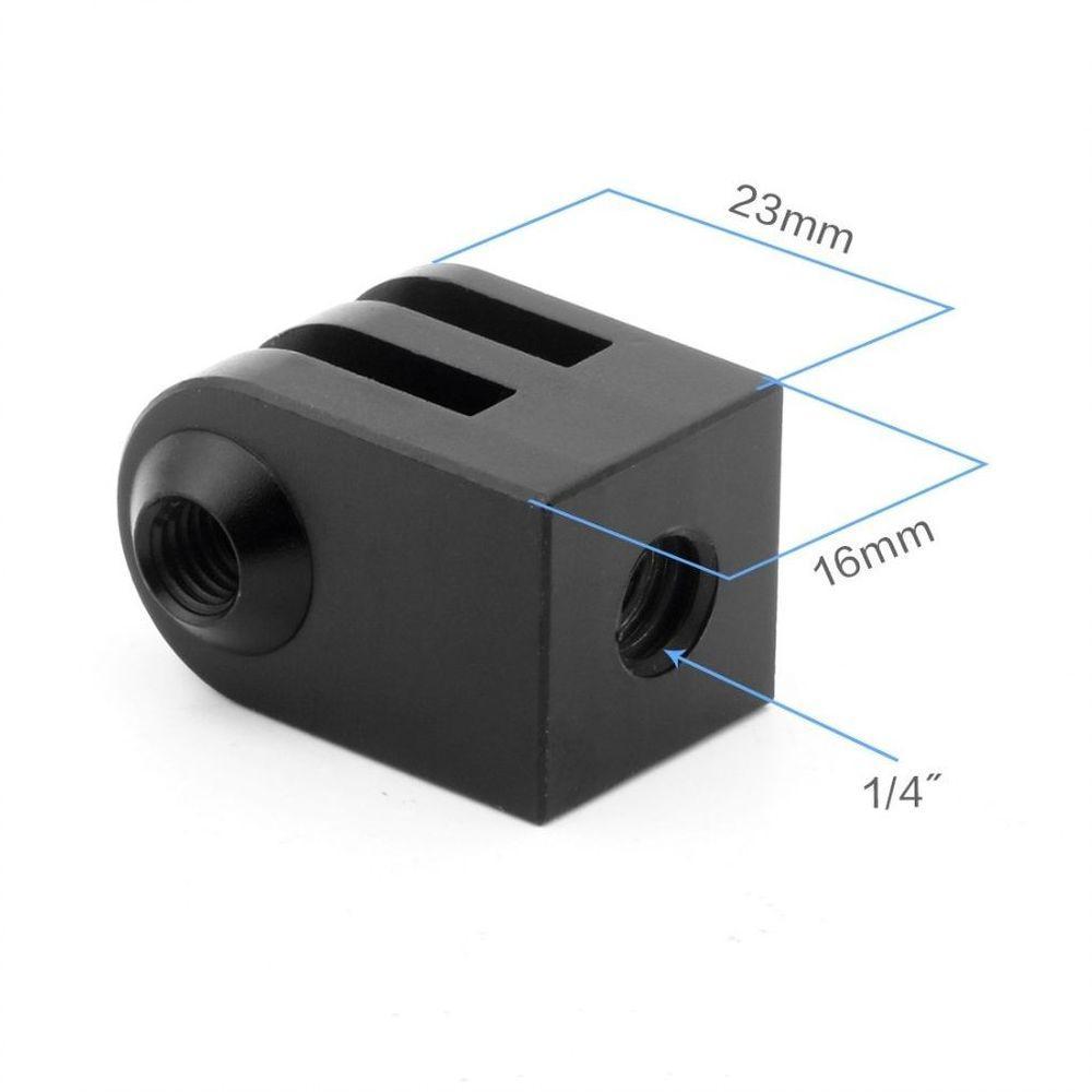 Adaptador Tripé Pivot em Alumínio para Câmeras GoPro e Similares - 3