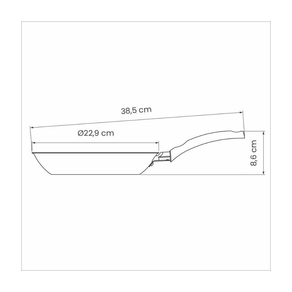 Frigideira Tramontina Turim Aluminio Max Chumbo 22 Cm 1 L - 6