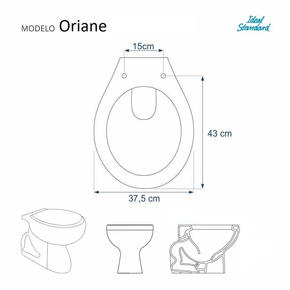Assento Sanitário Almofadado Oriane Branco Ideal Standard - 4