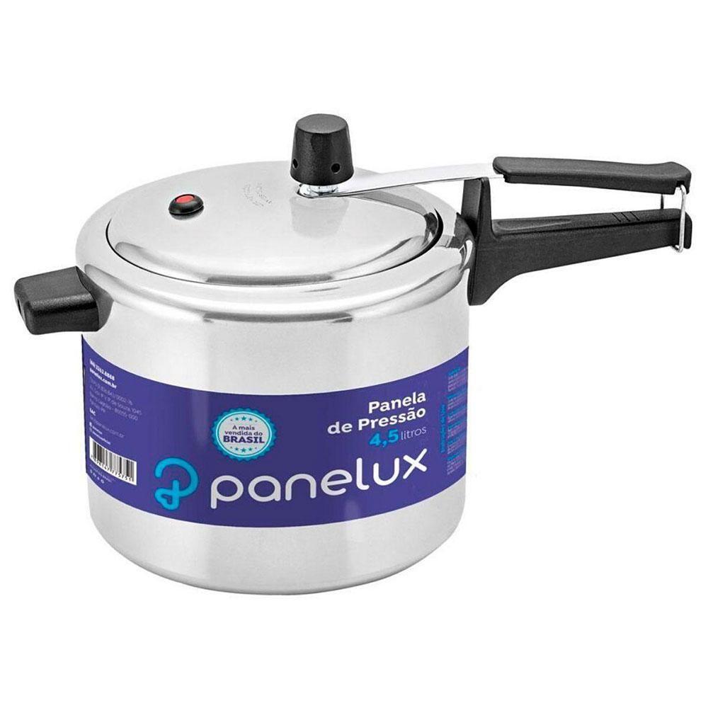 Panela De Pressão Panelux Classic Alumínio Polido 4,5L - 1