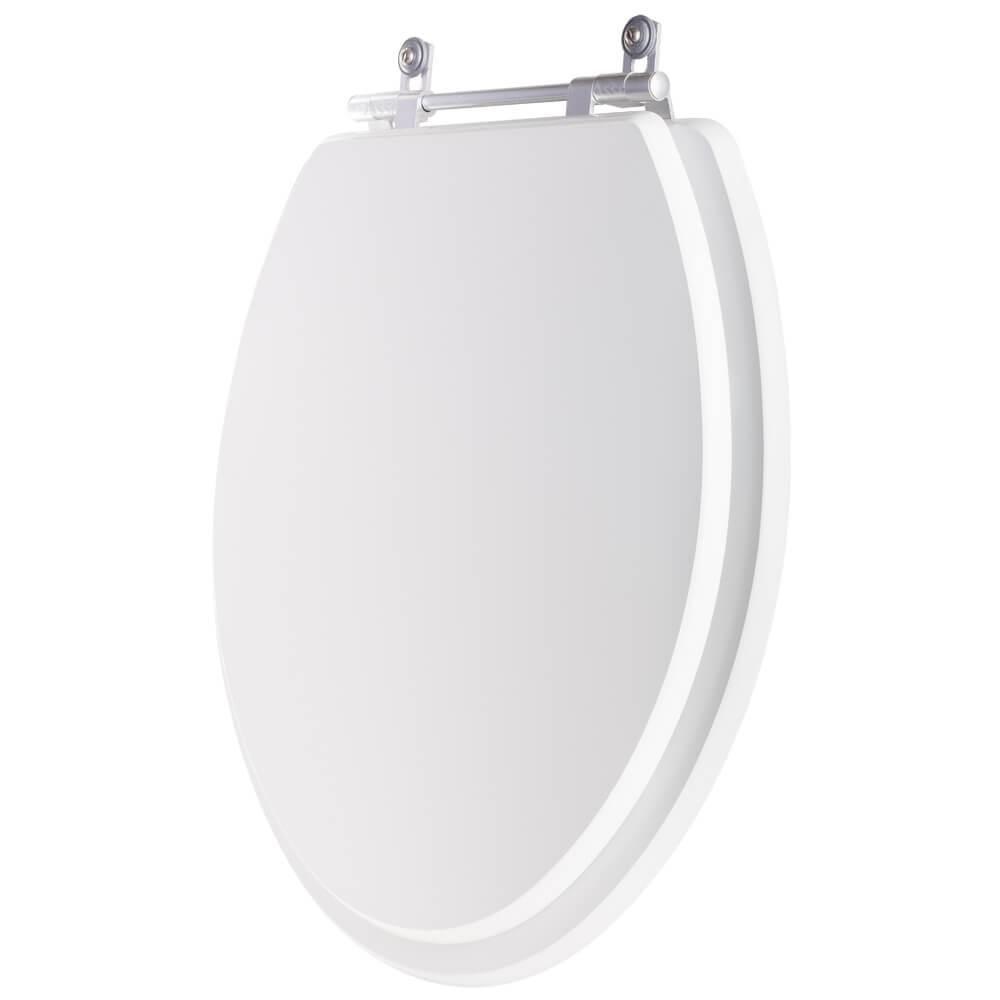 Tampa De Vaso Poliéster Fiori Branco Para Bacia Fiori 6lpf - 6