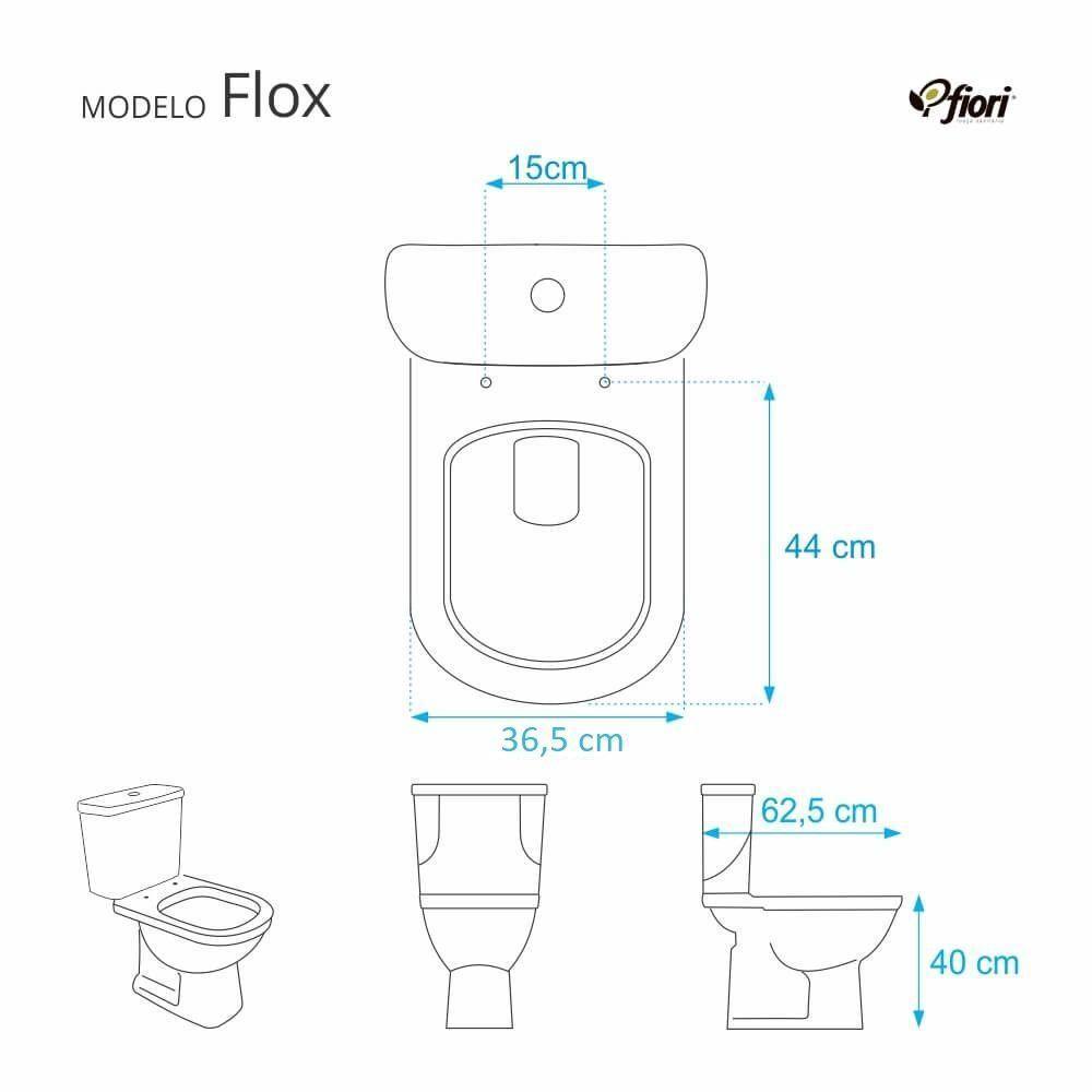 Assento Sanitário Fechamento Lento Branco Para Vaso Fiori - 4