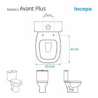 Assento Sanitário Acrílico Avant Plus Incepa - 6