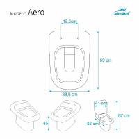 Assento Sanitário Aero Branco para Vaso Ideal Standard - 3