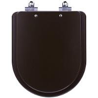 Assento Sanitário Fechamento Lento Link Marrom Fosco - 1