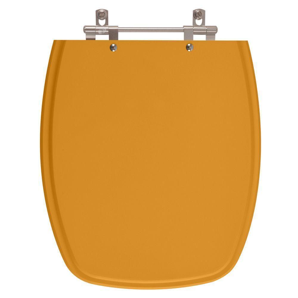 Assento Sanitário Stylus Amarelo Terra para Vaso Celite - 1