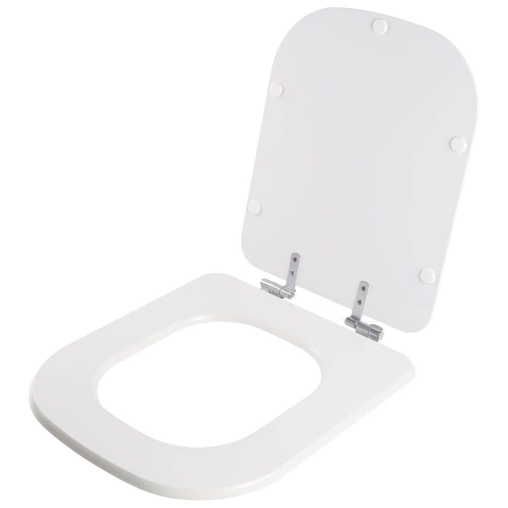 Assento Sanitário Fechamento Lento Debba Square Branco Roca - 2