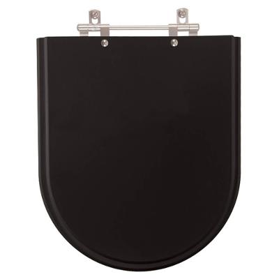Tampa de Vaso em Mdf Firenze Preto para Bacia Icasa